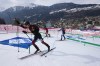 FILE - Athletes compete during the men's sprint race at the Ski Mountaineering World Cup event in Bormio, Italy, Feb. 22, 2025. (AP Photo/Antonio Calanni, File)