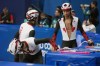 Canada's William Dandjinou, Canada’s Steven Dubois and Canada's Felix Roussel leave the ice after finishing 4th while competing in the short track speedskating men's 5,000 metre relay final at the 2026 Winter Olympics, in Milan, on Friday, Feb. 20, 2026. THE CANADIAN PRESS/Darryl Dyck