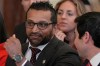 FILE - FBI director Kash Patel arrives before President Donald Trump speaks in the East Room of the White House, Jan. 15, 2026, in Washington. (AP Photo/Alex Brandon, file)