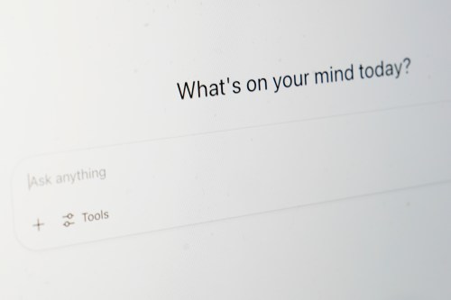 Chat GPT's landing page is seen on a computer screen, Monday, Aug. 4, 2025, in Chicago. (AP Photo/Kiichiro Sato)