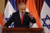 Israel's Prime Minister Benjamin Netanyahu speaks during a press conference with his Indian counterpart Narendra Modi, in Jerusalem, Thursday, Feb. 26, 2026. (Gil Cohen Magen/Pool Photo via AP)