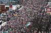 Protesters march in support of regime change in Iran during a demonstration in Toronto, on Saturday, Feb. 14, 2026. THE CANADIAN PRESS/Sammy Kogan