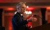 Prime Minister Mark Carney speaks at the Canada-India Growth and Investment Forum in Mumbai, India, Saturday, Feb. 28, 2026. THE CANADIAN PRESS/Adrian Wyld