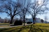 The White House is seen Sunday March 1, 2026, in Washington, ahead of the arrival of President Donald Trump. (AP Photo/Jose Luis Magana)