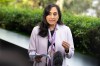 Foreign Affairs Minister Anita Anand speaks with reporters in Mumbai, India on Saturday, Feb. 28, 2026. THE CANADIAN PRESS/Adrian Wyld