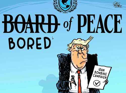 Editorial cartoon for March 4, 2026